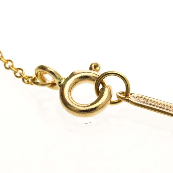 Tiffany Oval Key Necklace Pink Gold (18K) No Stone Women,Men Fashion Pendant ... - Picture 12 of 14